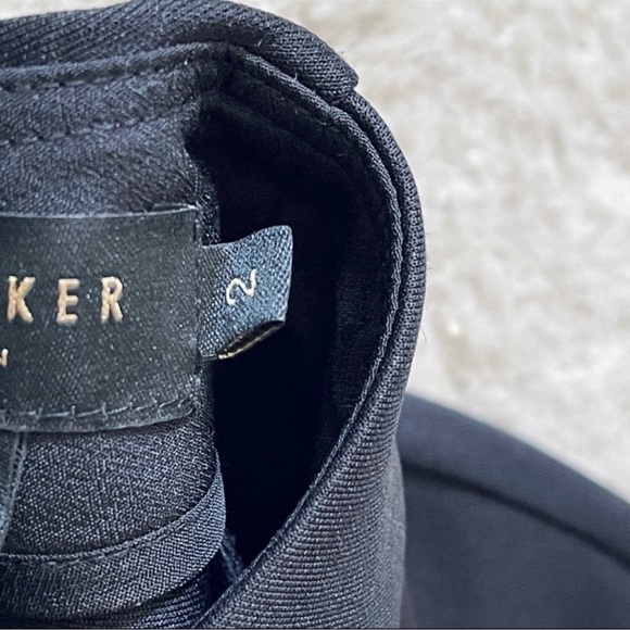 Ted Baker Melisse Snake Neoprene Short Sleeve Mini Dress Black Ted Sz 2 US Sz 6 - Picture 8 of 16